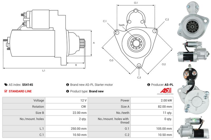 AS-PL S5414S Starter