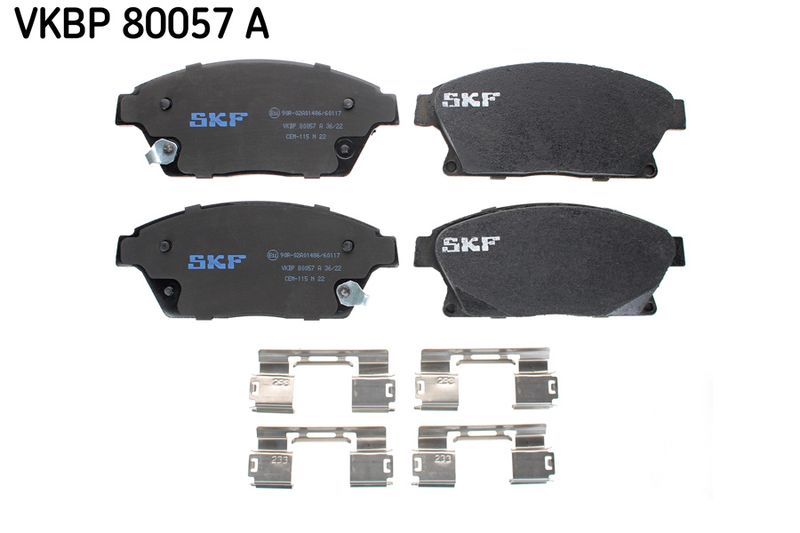 SKF VKBP 80057 A Brake Pad Set, disc brake