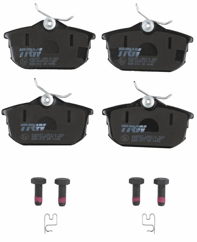 TRW GDB1314 Brake Pad Set, disc brake