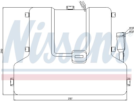 NISSENS 71904 Heat Exchanger, interior heating