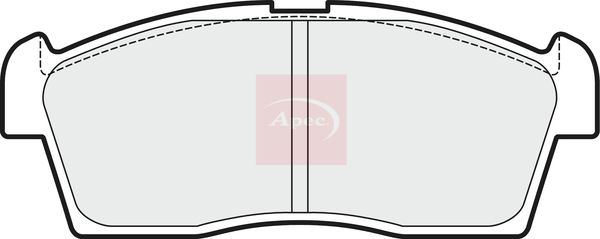 APEC Brake Pad Set, disc brake PAD1510