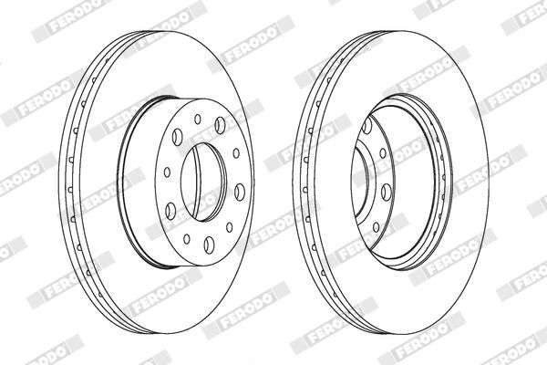 FERODO DDF1170C Brake Disc