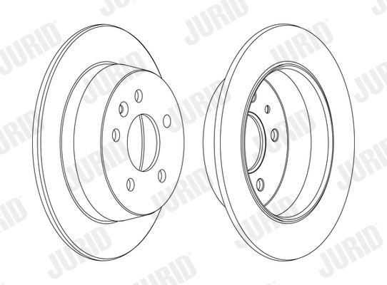Гальмівний диск, Jurid 562065JC