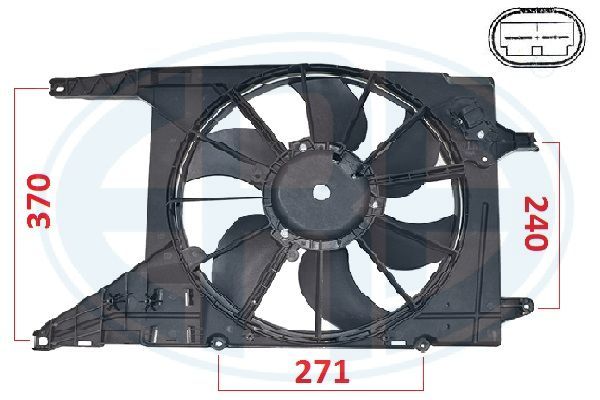 ERA ventilátor, motorhűtés 352109