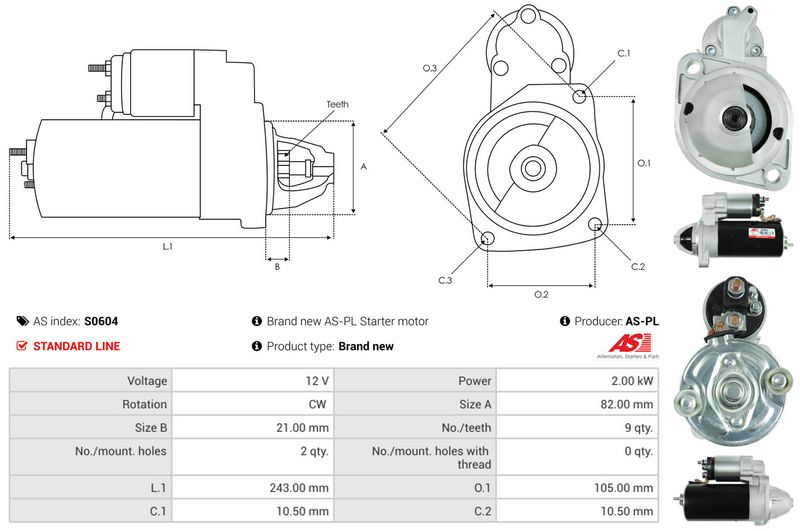 AS-PL S0604 Starter