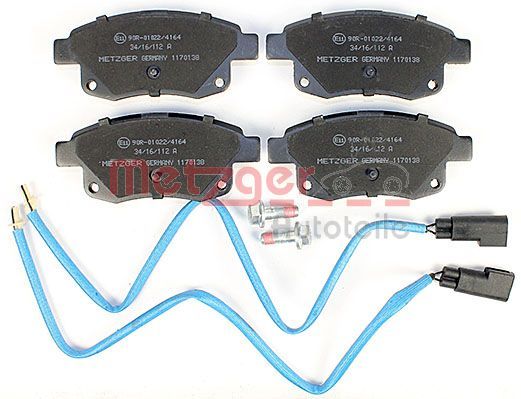 METZGER 1170138 Brake Pad Set, disc brake