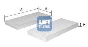 Фільтр, повітря у салоні, Ufi 53.212.00