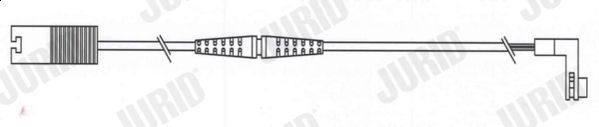 JURID датчик. зносу гальмівних колодок задній BMW E61