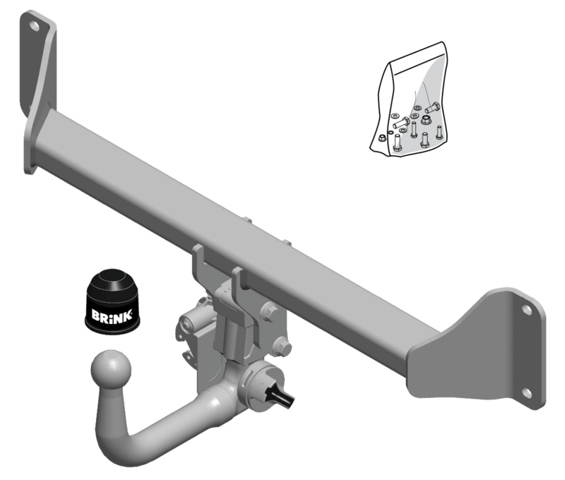 BRINK 594300 - Priekabos kablys