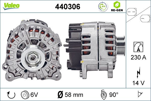 VALEO Dynamo / Alternator 440306