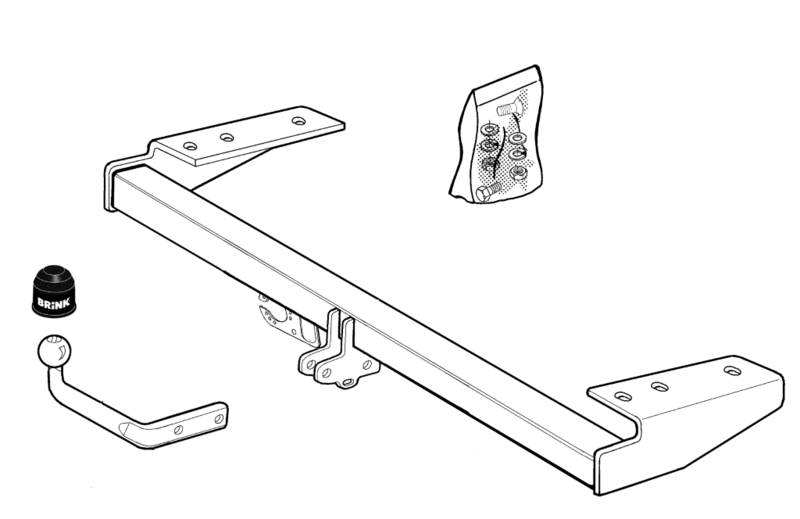 BRINK 353000 Trailer Hitch