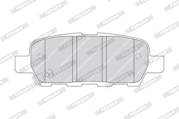 FERODO FDB1693 Brake Pad Set, disc brake