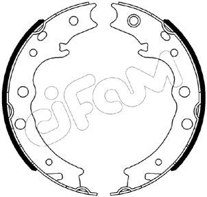 CIFAM fékpofakészlet, rögzítőfék 153-539