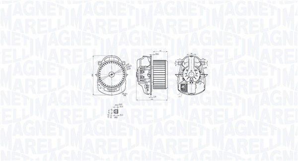 Компресор салону, Magneti Marelli 069412771010