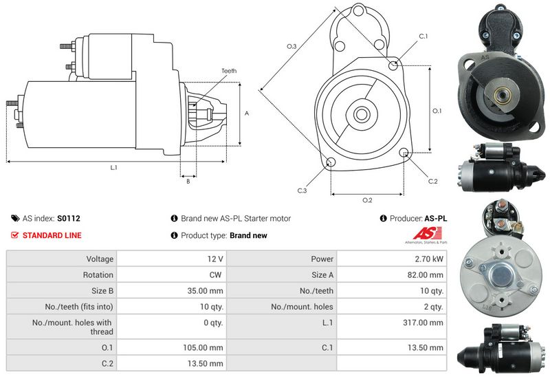 AS-PL S0112 Starter