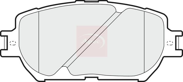 APEC Brake Pad Set, disc brake PAD1290