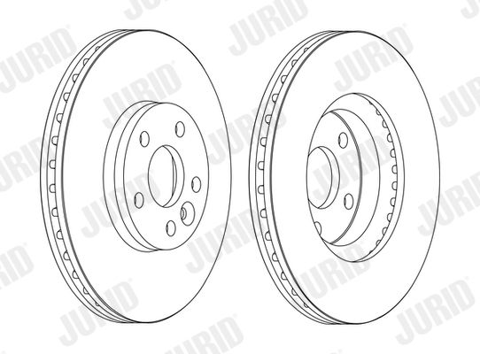 Тормозной диск JURID 562628JC1 LV (PIECE)