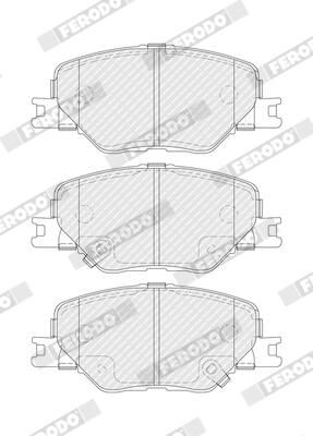 FERODO FDB5522 Brake Pad Set, disc brake