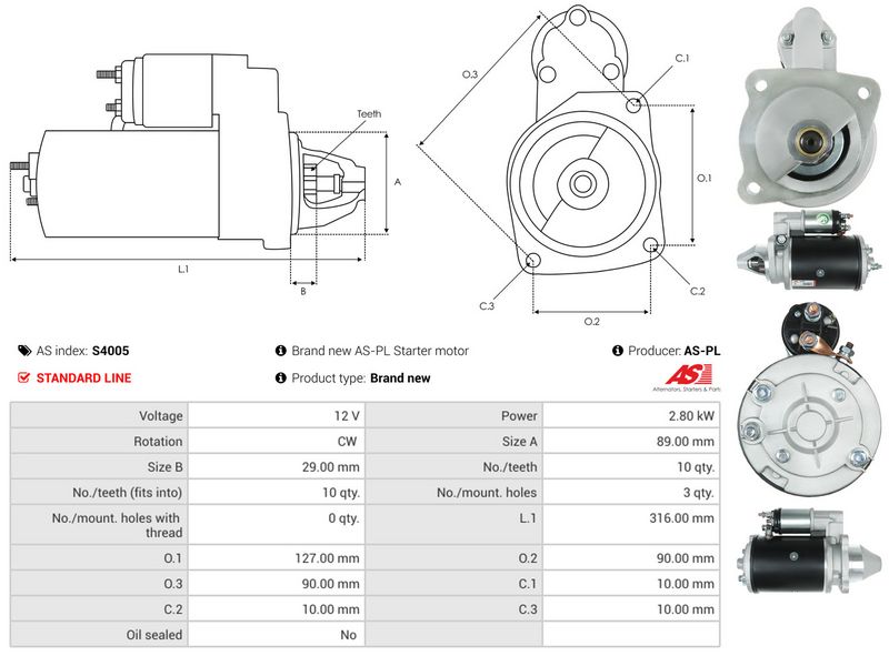 AS-PL S4005 Starter