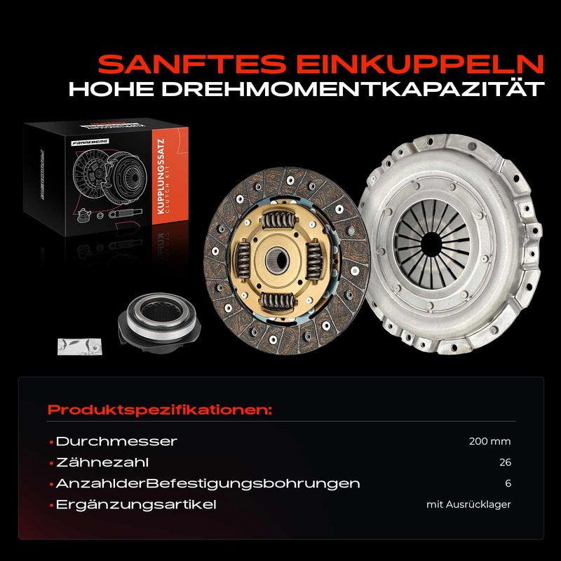 Frankberg 5481FB0030162 Clutch Kit