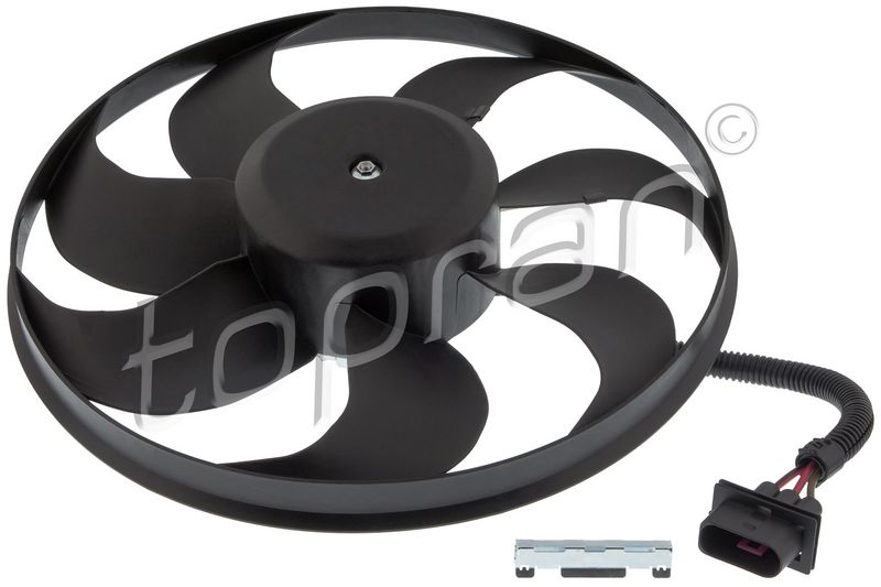 Ventilator, motorkøling