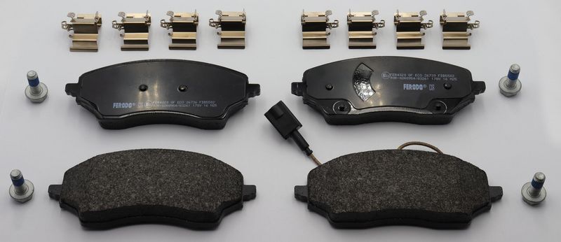 Bremsbelagsatz, Scheibenbremse