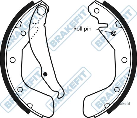 APEC Brake Shoe Set BSH1006
