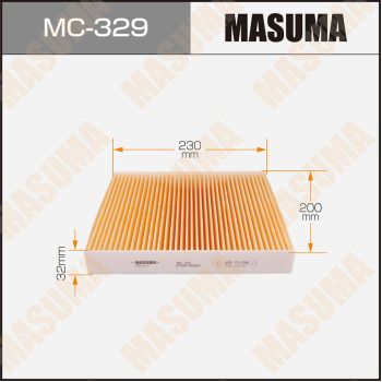 Фільтр, повітря у салоні, Masuma MC-329