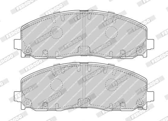 FERODO FDB4785 Brake Pad Set, disc brake