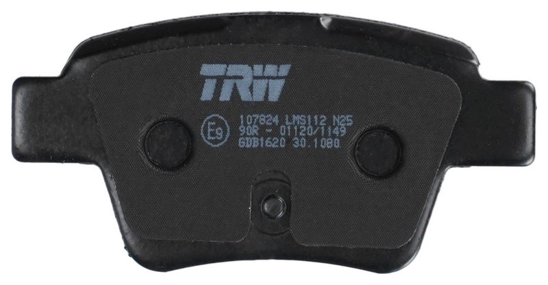 TRW GDB1620 Комплект гальмівних накладок, дискове гальмо