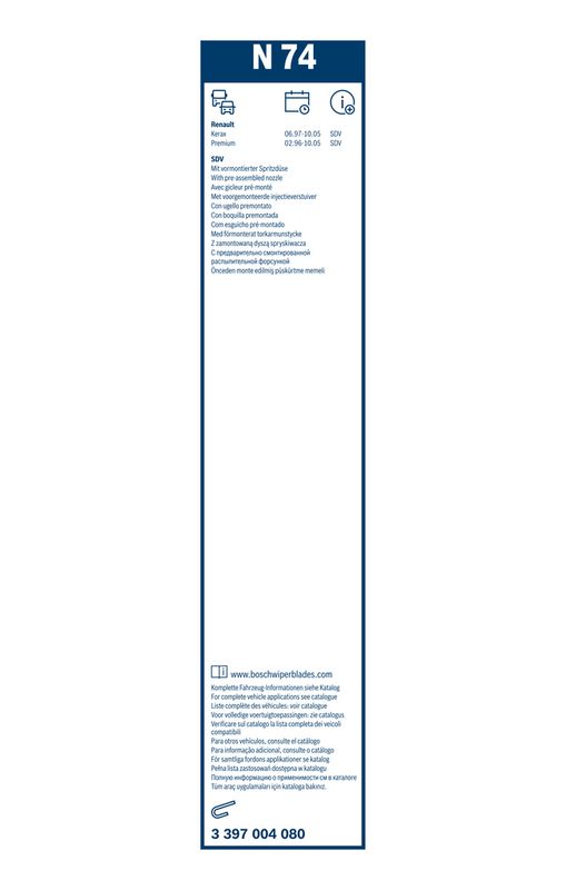 BOSCH 3 397 004 080 Wiper Blade