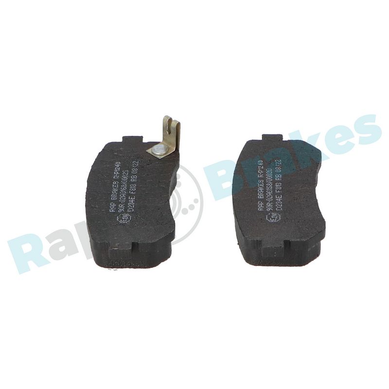 RAP BRAKES R-P1240 Brake Pad Set, disc brake