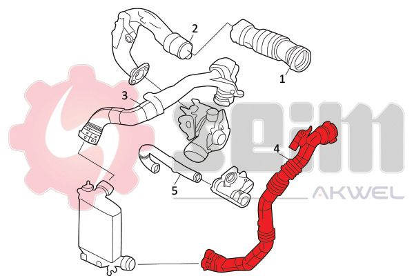 SEIM 982082 Charge Air Hose