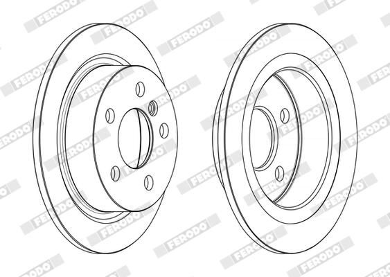 FERODO DDF2656C Brake Disc