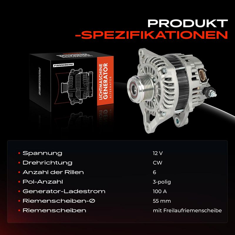 Frankberg 5481FB0032272 Alternator