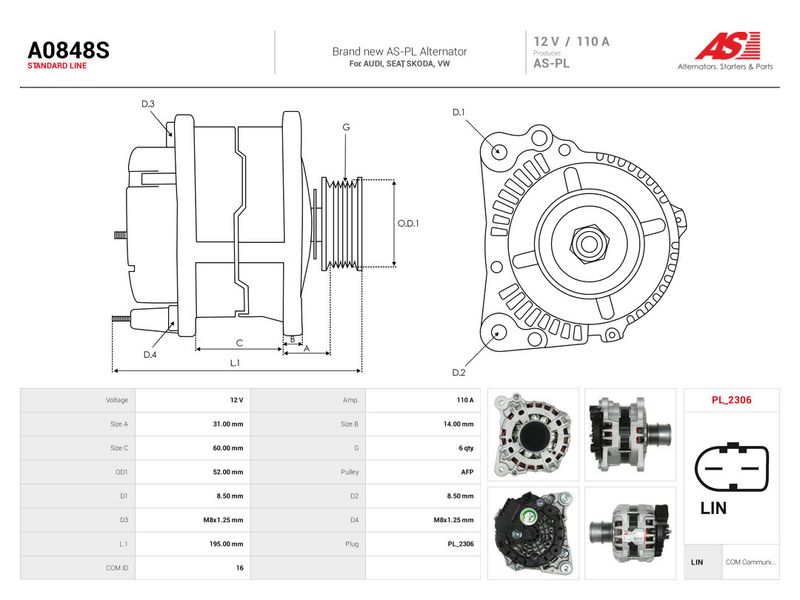 Prekė atitinka OEM kodą: 4E903015G