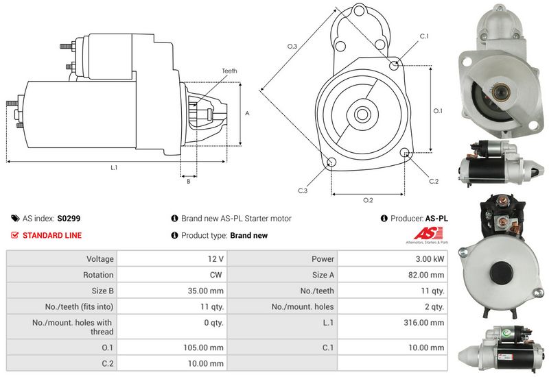 AS-PL S0299 Starter