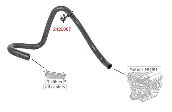METZGER AUTOTEILE 2420067 Radiator Hose