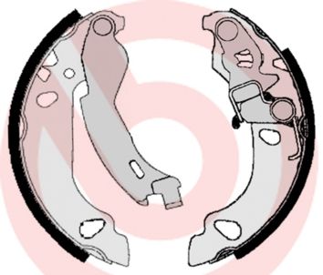 Комплект гальмівних колодок, Brembo S23522