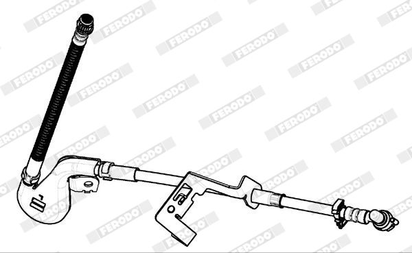 Гальмівний шланг, Ferodo FHY2722