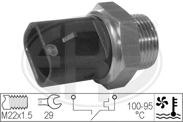 WILMINK GROUP hőkapcsoló, hűtőventilátor WG1777082