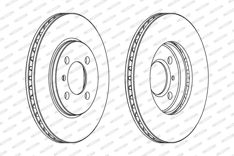 FERODO DDF182C Brake Disc