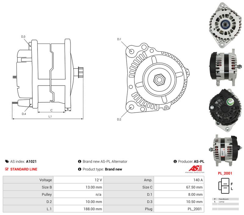 Generaator, AS-PL A1021