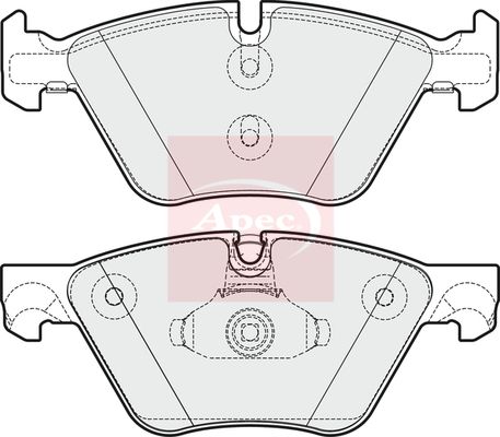 APEC Brake Pad Set, disc brake PAD1789