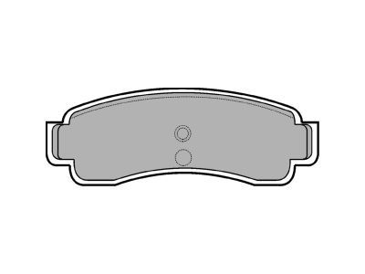 DELPHI LP806 Brake Pad Set, disc brake
