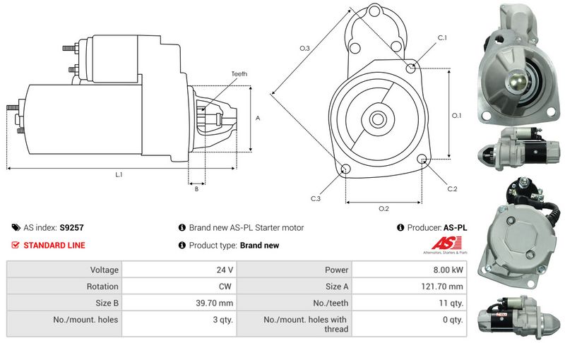 AS-PL S9257 Starter