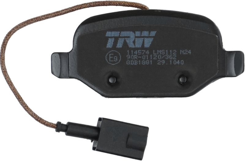 TRW GDB1881 Brake Pad Set, disc brake