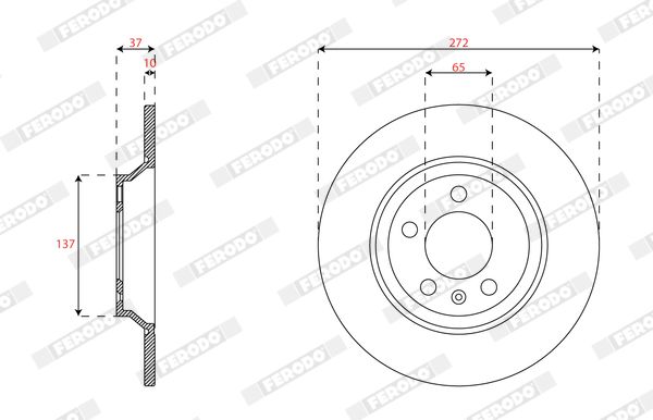 Ferodo Brake Disc DDF2829C