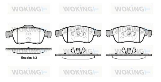 Комплект тормозных колодок на Captur, Dokker, Duster, Fluence, Grand Scenic, Lodgy, Megane, Scenic