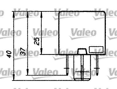 Реле, робочий струм, Valeo 643827